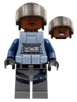 ACU Trooper - Vest, Helmet, Male, Reddish Brown Head
