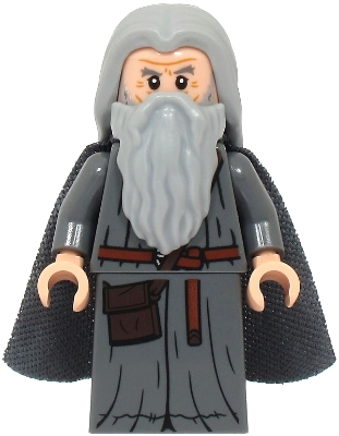 Gandalf the Grey, Light Bluish Grey Hair, Cape