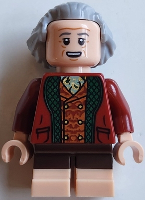 Bilbo Baggins, Light Bluish Grey Hair, Dark Red Vest