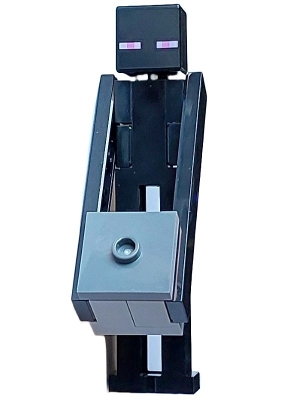 Enderman, Dark Bluish Gray Box, Foot Plate
