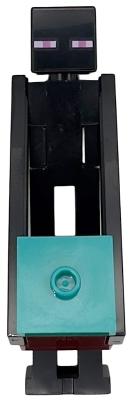 Enderman, Dark Turquoise Box, Dark Turquoise Foot Plate