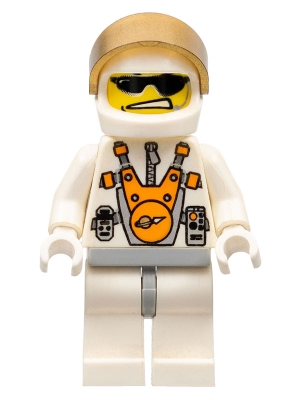 Mars Mission Astronaut with Helmet and Sunglasses, Smirk, and Headset