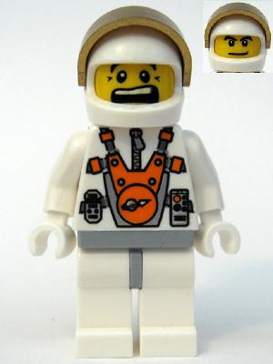 Mars Mission Astronaut with Helmet and Dual Sided Head