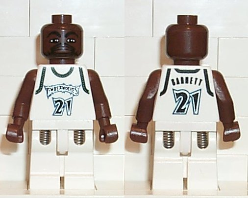 NBA Kevin Garnett, Minnesota Timberwolves #21 (White Uniform)