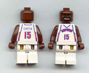 NBA Vince Carter, Toronto Raptors #15 (White Uniform)