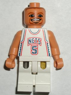 NBA Jason Kidd, New Jersey Nets #5 (White Uniform)