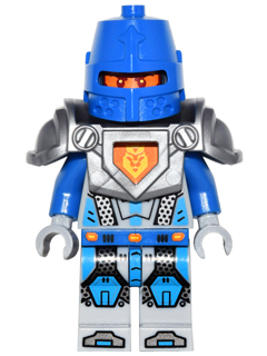 Nexo Knight Soldier - Flat Silver Armor, Blue Helmet with Eye Slit