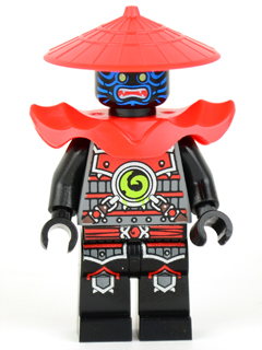 Swordsman with Blue Face