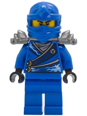 Jay with Flat Silver Shoulder Armor (Rebooted)
