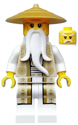 Master Wu with Ornate Gold Robe