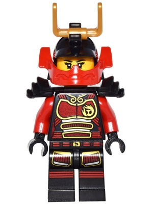Source: BrickLink Samurai X (Nya) - Black Outfit