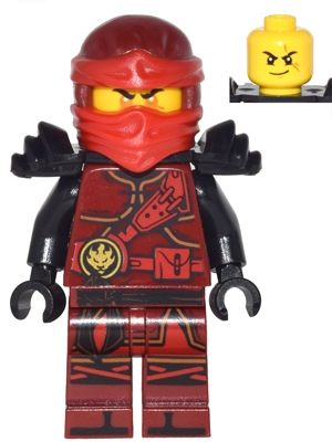 Source: BrickLink Kai - The Hands of Time, Black Armor, Dual Sided Head