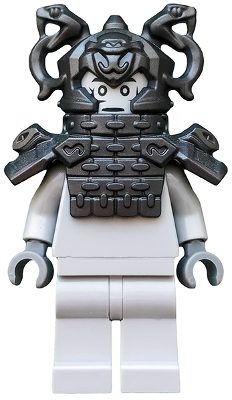 Stone Snake Temple Guardian Statue