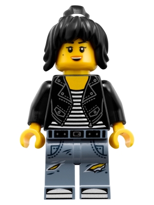 Nya in Leather Jacket