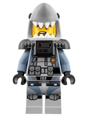 Shark Army Great White with Scuba Airtanks
