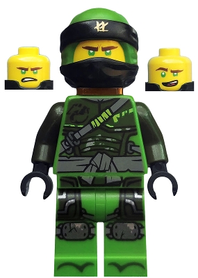 Source: BrickLink Lloyd - Hunted, Green Wrap and Neck Bracket