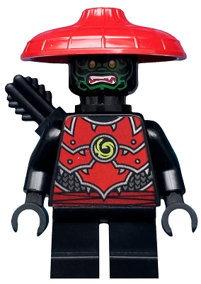 Source: BrickLink Stone Army Scout, Green Face