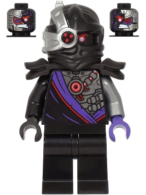 Nindroid with Dual Sided Head, Shoulder Armor (Legacy)