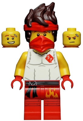 Kai - White Torso, Red Legs