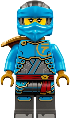 Source: BrickLink Nya - Dragons Rising, Tunic with Large Armor Plates, Head Wrap, Shoulder Pad