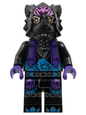 Source: BrickLink Lord Ras - Dark Pink Markings, Dark Purple Robe