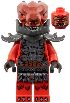 Source: BrickLink Dragonian Warrior - Open Mouth with Teeth Parted