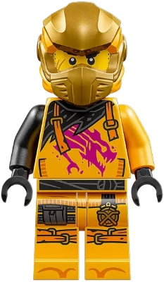 Source: BrickLink Arin - Shirt with Magenta Dragon, Head Wrap