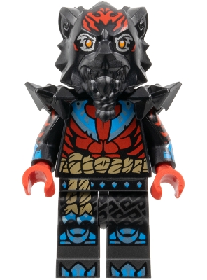 Source: BrickLink Lord Ras - Red Markings, Black Shoulder Armor
