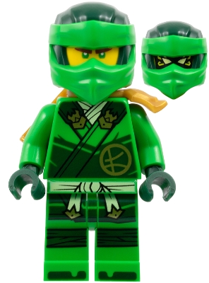 Source: BrickLink Lloyd - Dragons Rising, Tunic, Head Wrap, Scabbard