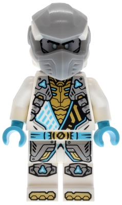 Source: BrickLink Zane - Dragons Rising, Tunic with Shoulder Armor, Head Wrap