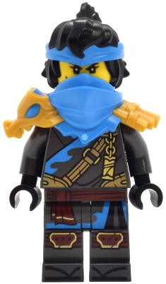Source: BrickLink Nya - Dragons Rising, Tunic with Strap and Charm, Dragon Shoulder Armor