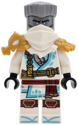 Source: BrickLink Zane - Dragons Rising, Tunic with Strap and Charm, Dragon Shoulder Armor