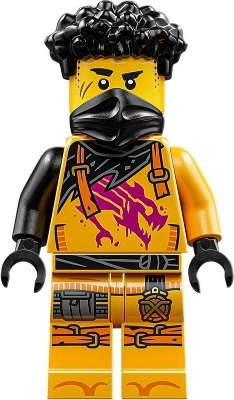 Source: BrickLink Arin - Shirt with Magenta Dragon, Hair, Bandana