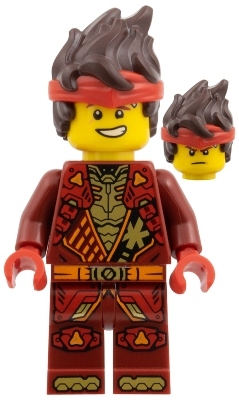 Source: BrickLink Kai - Dragons Rising, Tunic with Shoulder Armor, Hair