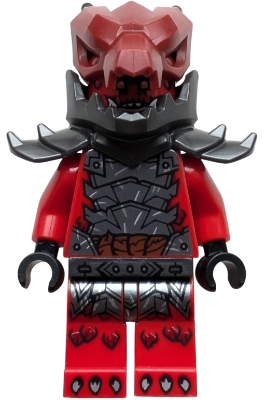 Source: BrickLink Dragonian Warrior - Open Mouth with Bottom Fangs