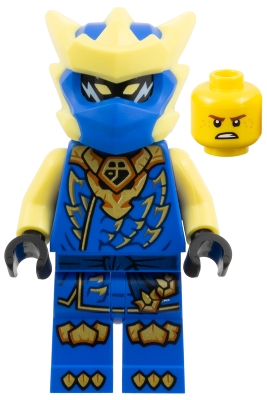 Source: BrickLink Jay - Dragons Rising, Tunic with Dragon Head, Helmet