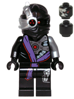 Nindroid Warrior with Head Pattern Only on Front