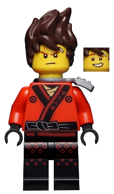 Kai - The LEGO Ninjago Movie, Hair, Flat Silver Scabbard