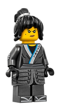 Nya - The LEGO Ninjago Movie, Cloth Armor Skirt, Hair, Crooked Smile / Scowl