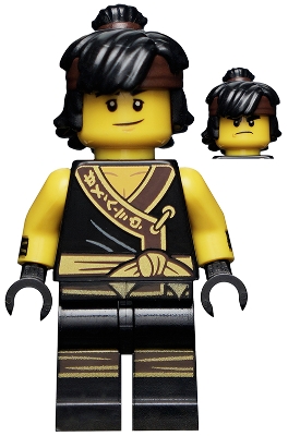 Cole - The LEGO Ninjago Movie, Arms with Cuffs, Hair
