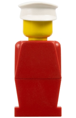 Legoland - Red Torso, Red Legs, White Hat