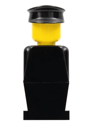 Legoland - Black Torso, Black Legs, Black Hat