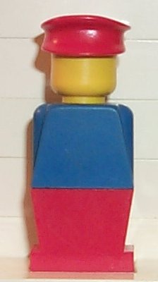 Legoland - Blue Torso, Red Legs, Red Hat