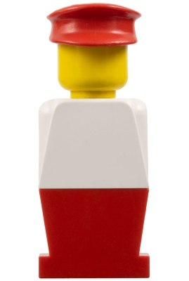 Legoland - White Torso, Red Legs, Red Hat