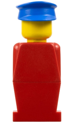 Legoland - Red Torso, Red Legs, Blue Hat