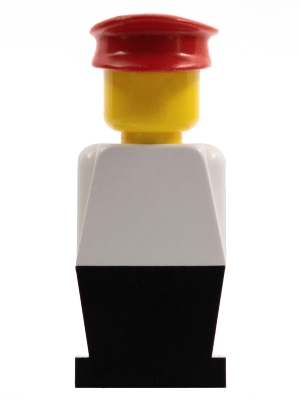 LEGOLAND White Torso, Black Legs, Red Hat