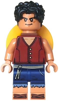 Monkey D. Luffy, Neck Bracket, Dark Red Vest