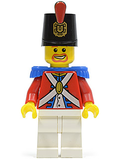 Imperial Soldier II - Shako Hat Printed,  Brown Beard