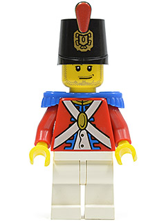 Imperial Soldier II - Shako Hat Printed, Smirk and Stubble Beard