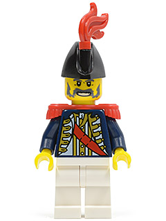 Imperial Soldier II - Governor, Red Plume, Red Epaulettes
